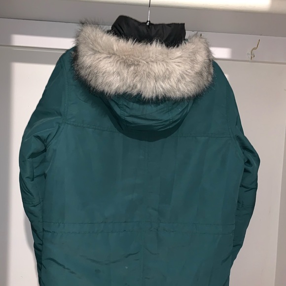 Columbia Green Long Jacket - Picture 2 of 6